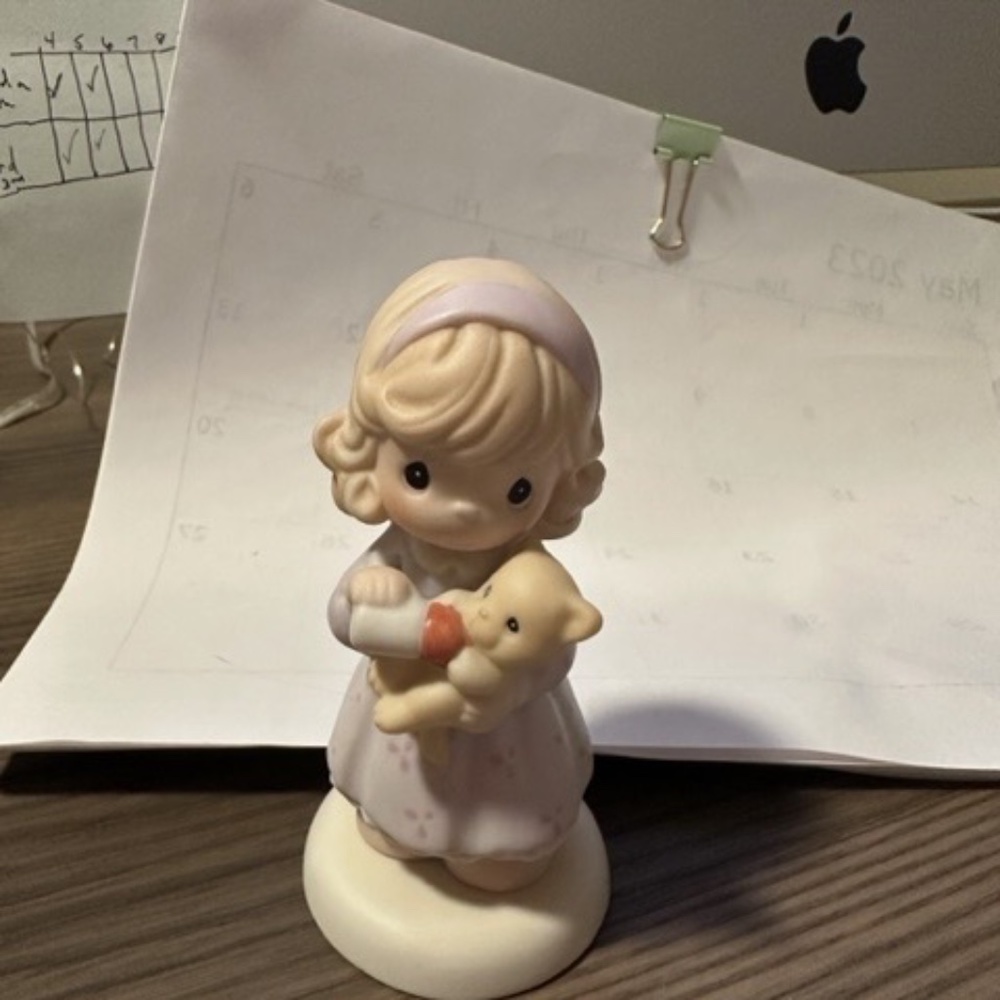 Precious Moments- Friday's child is loving and giving-Retired